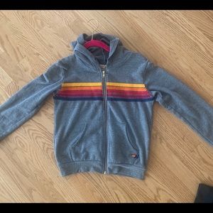 Aviator nation zip up hoodie